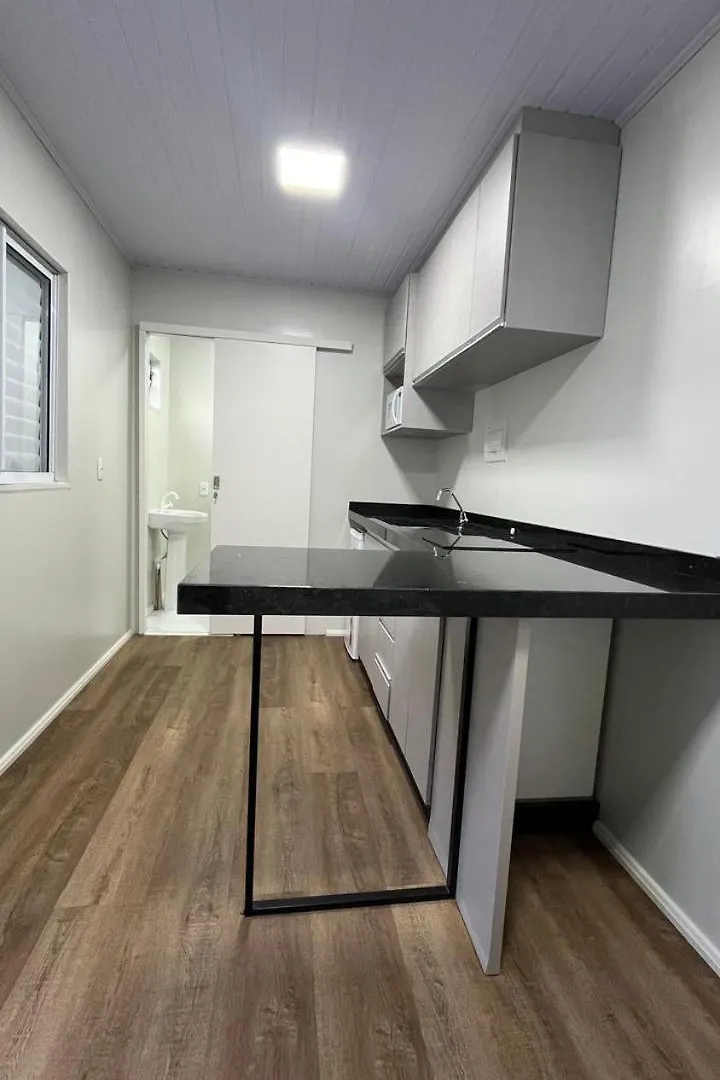 Studio - Conteiner - Apartamento - Quarto 01 Braco do Norte 아파트